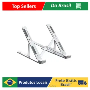 Suporte Ajustável/Regulável Para Notebook E Macbook De Alumínio